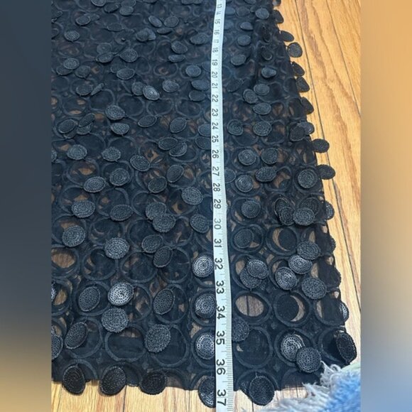 MICHAEL Michael Kors Black Textured Circle Mini Dress - Picture 5 of 5